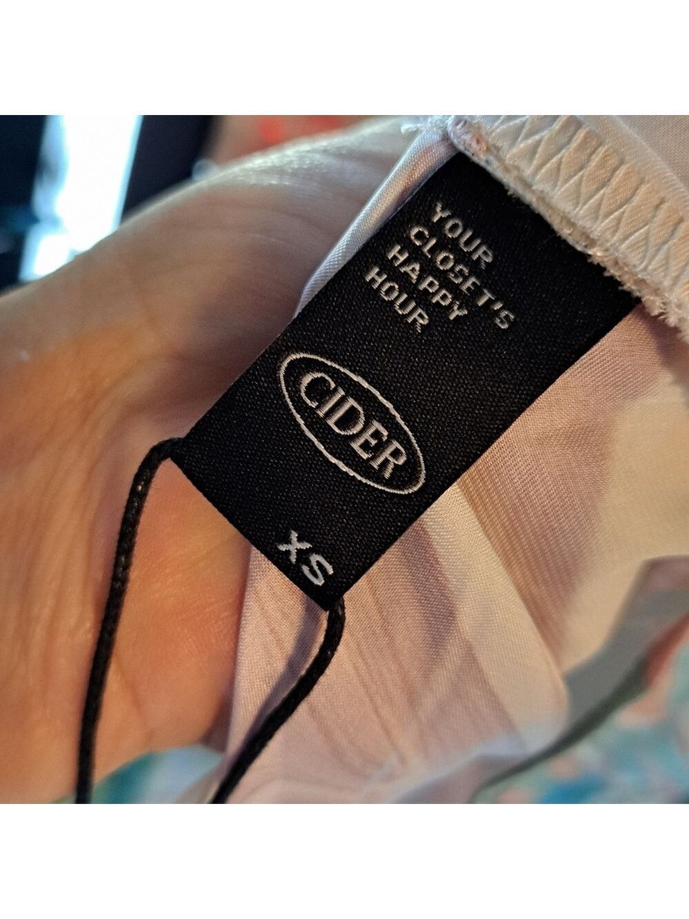 Cider Satin Asymmetrical Backless Maxi Dress. NWT XS - Picture 7 of 7